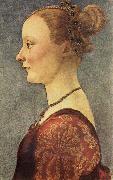 Pollaiuolo, Piero Portrait of a Young Lady oil painting picture wholesale